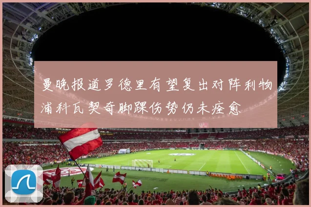 曼晚报道罗德里有望复出对阵利物浦科瓦契奇脚踝伤势仍未痊愈